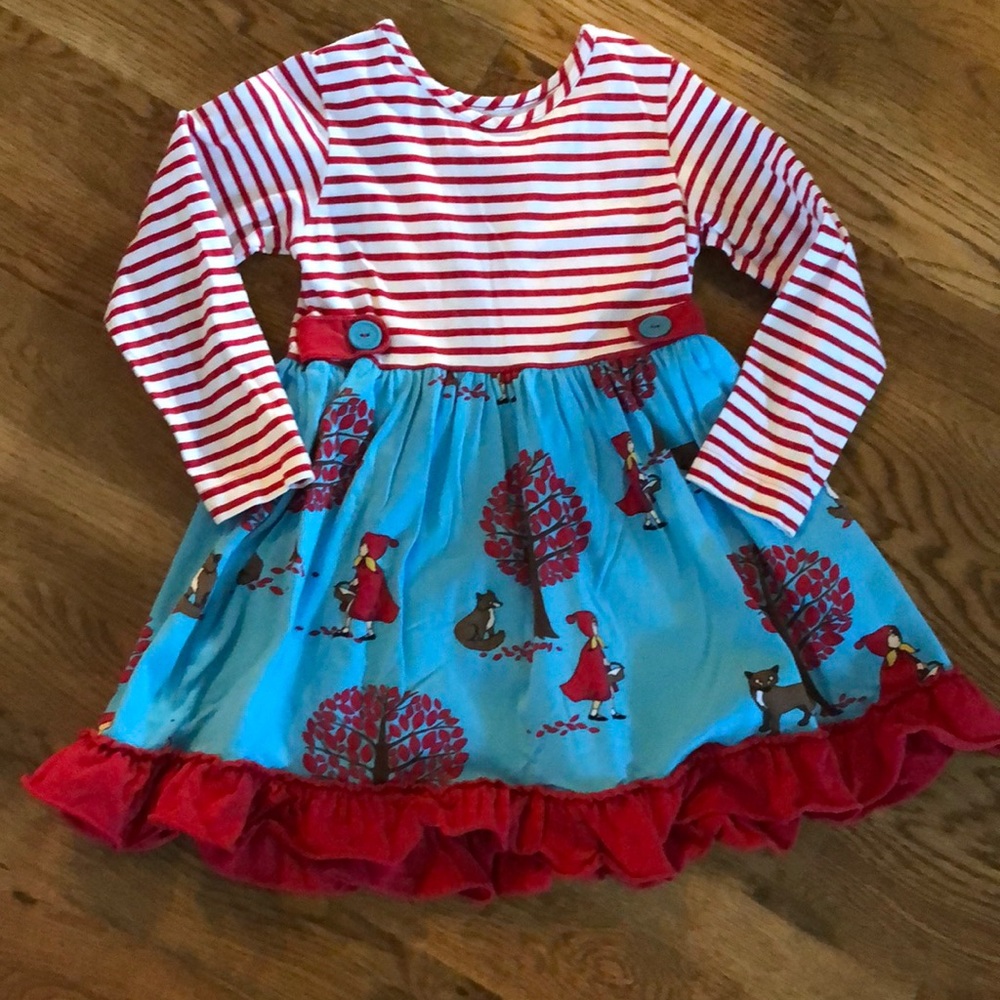 Kelly’s Kids Little Red Riding Hood dress size 5–6